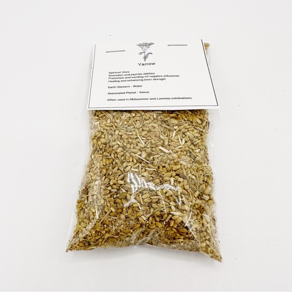 Dried Organic Yarrow Flowers Magical Witch Herbs - Picture 2 of 6